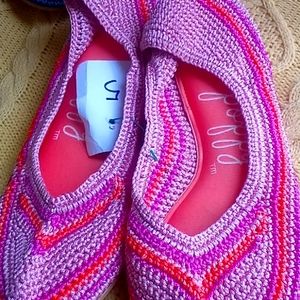 Poppy Summer women crochet flat Shoes